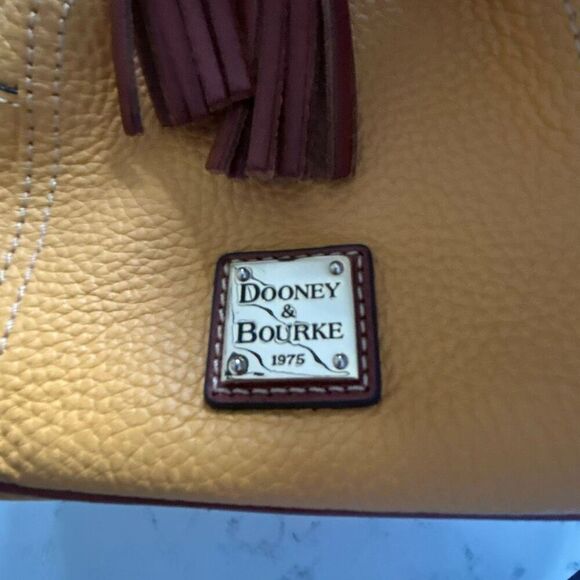 Dooney & Bourke Yellow Leather Backpack main image 4